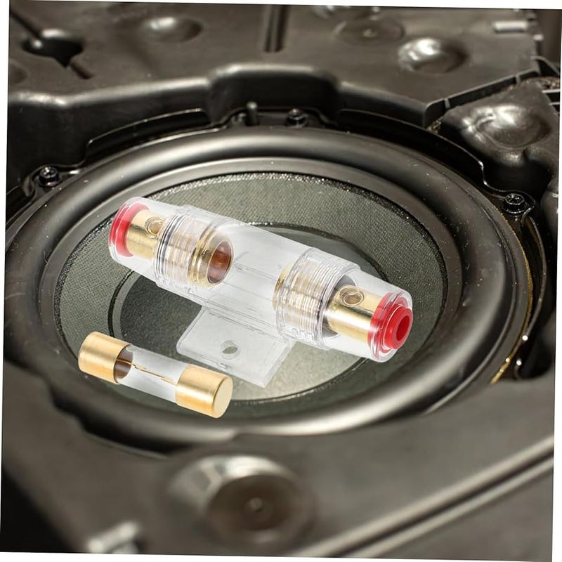 GLEAVI 60A AGU Inline Fuse Holder Transparent Car Audio Amplifier System - Image 4